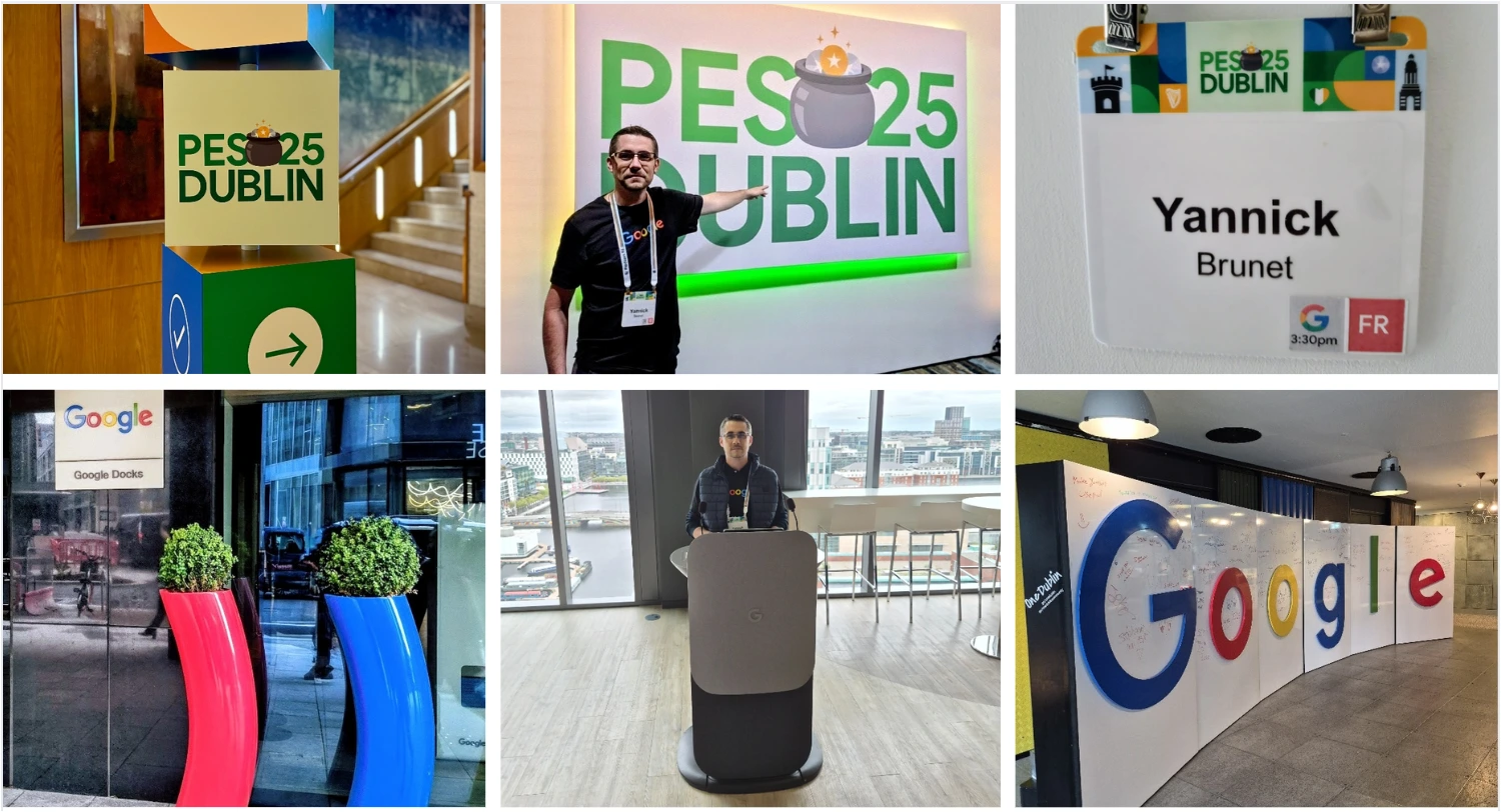 Yannick Brunet, Expert Produit Google My Business, présence aux événements officiels de Google